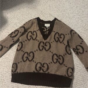 Gucci Brown and Black Women's Sweater